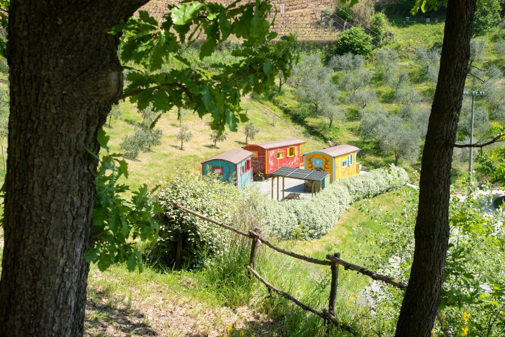 Agriturismo La Rovere - I Carrozzoni Gitani Cossano Belbo Exteriör bild