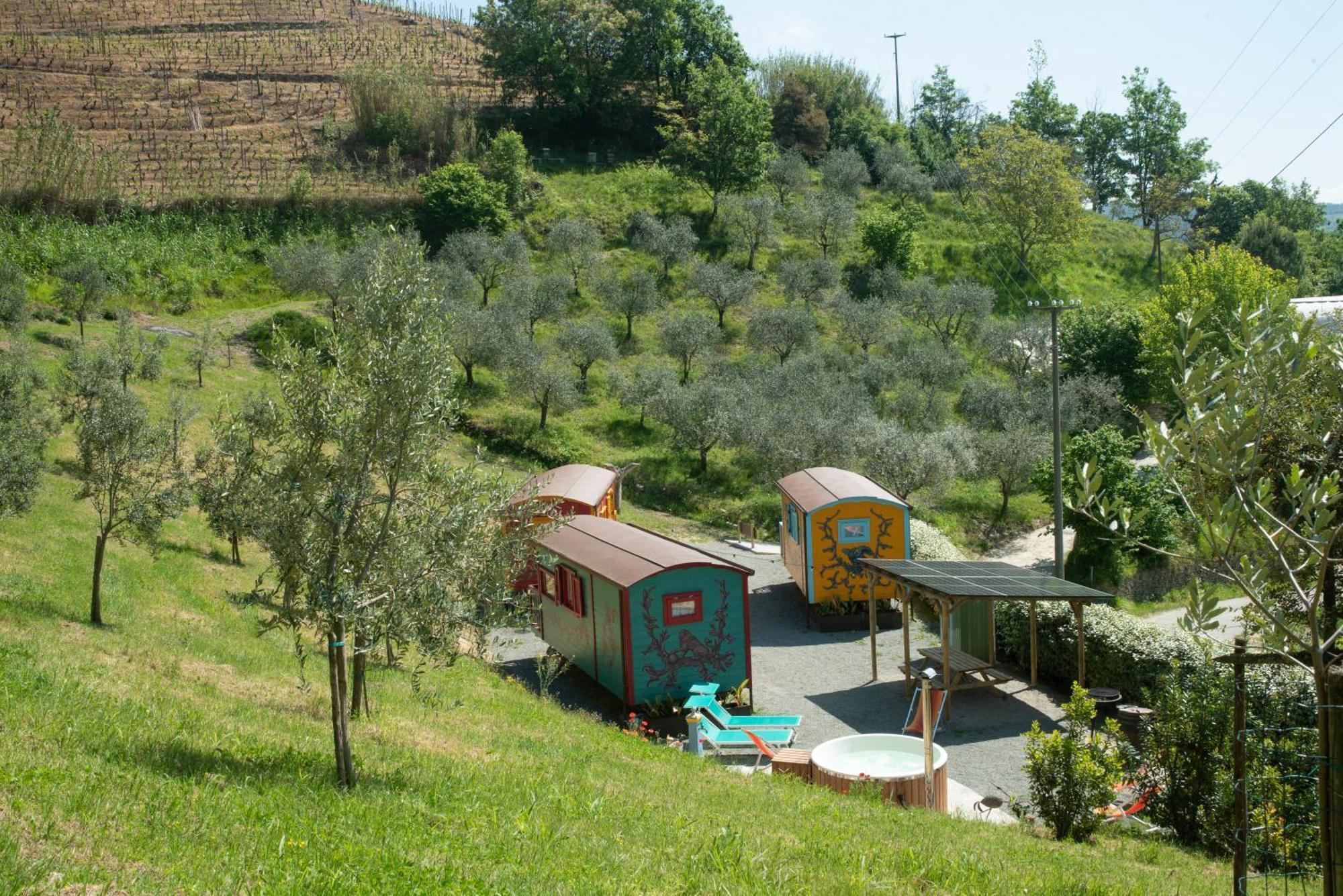 Agriturismo La Rovere - I Carrozzoni Gitani Cossano Belbo Exteriör bild